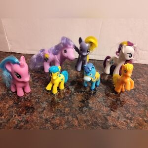 🔵 Colorful my little Pony Toy lot For All Ages